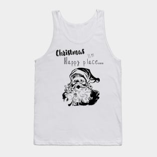 Christmas is my happy place Tank Top